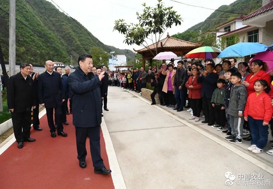 习近平总书记走进陕西中博农业-秦岭天下电商直播间考察调研